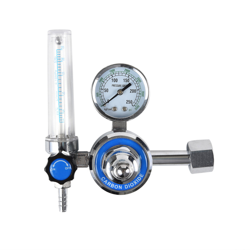 비가열 이산화탄소 CO2 조절기 유량계가 있는 전체 황동 가스 조절기